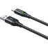 MCDODO CA-2710 Type-C USB To USB-A Data Cable Super Fast Quick Charging / LED Switching (BLACK)